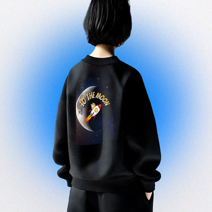 Basic unisex sweater "To the Moon" V2