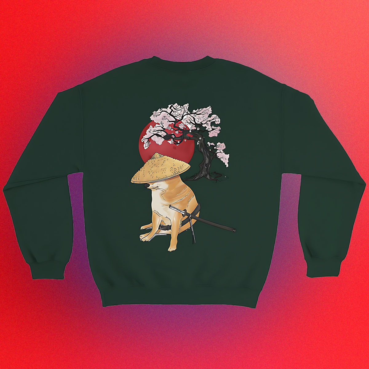 Basic sweater "Doge Samurai" unisex