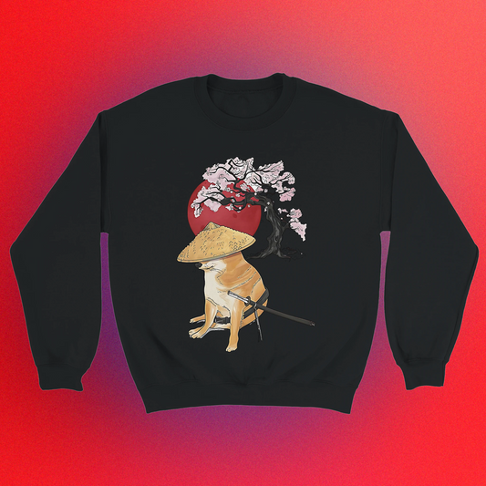 Basic sweater "Doge Samurai" unisex