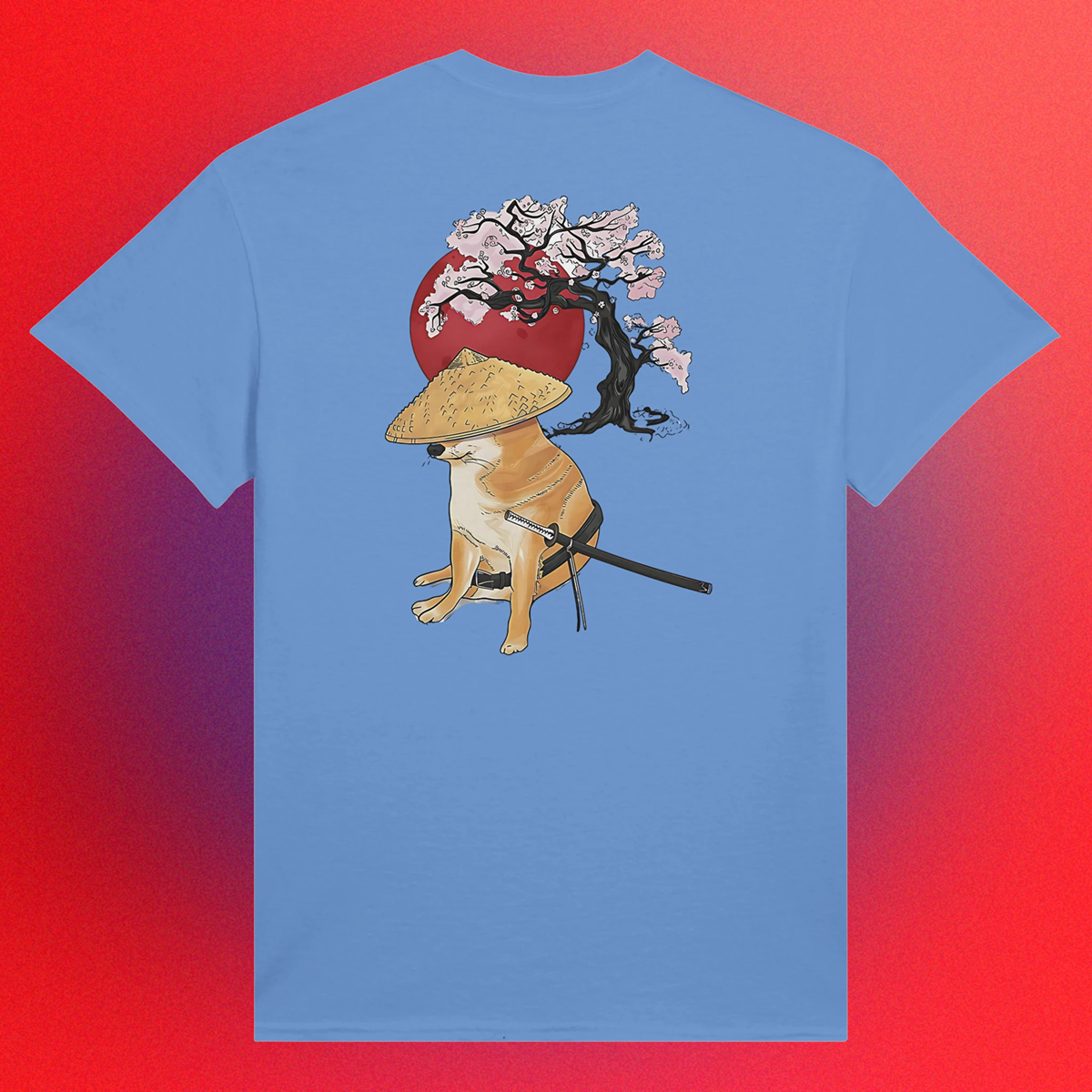 T-shirt "Doge Samurai" Unisex