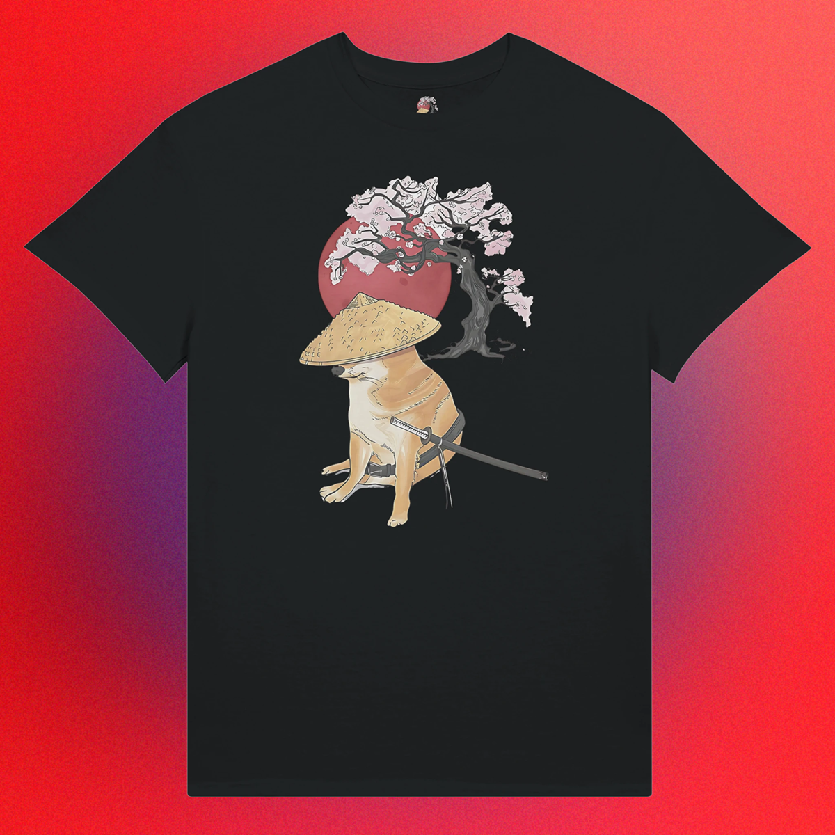 T-shirt "Doge Samurai" Unisex