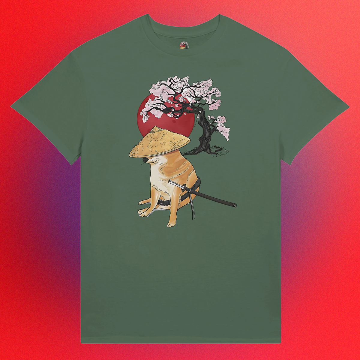 T-shirt "Doge Samurai" Unisex