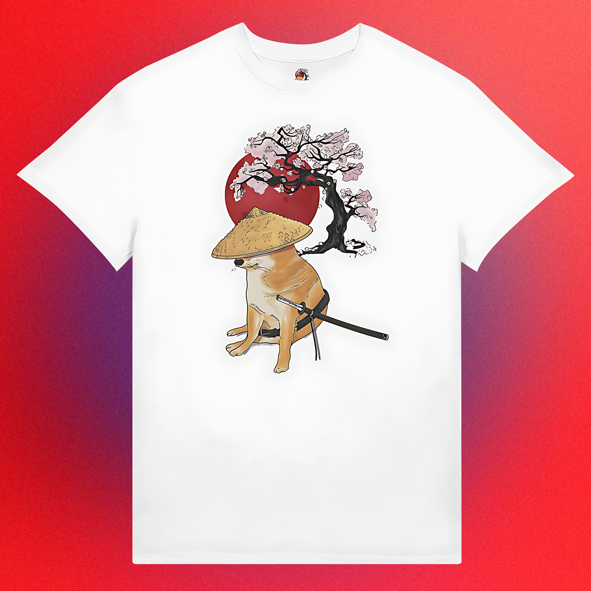 T-shirt "Doge Samurai" Unisex