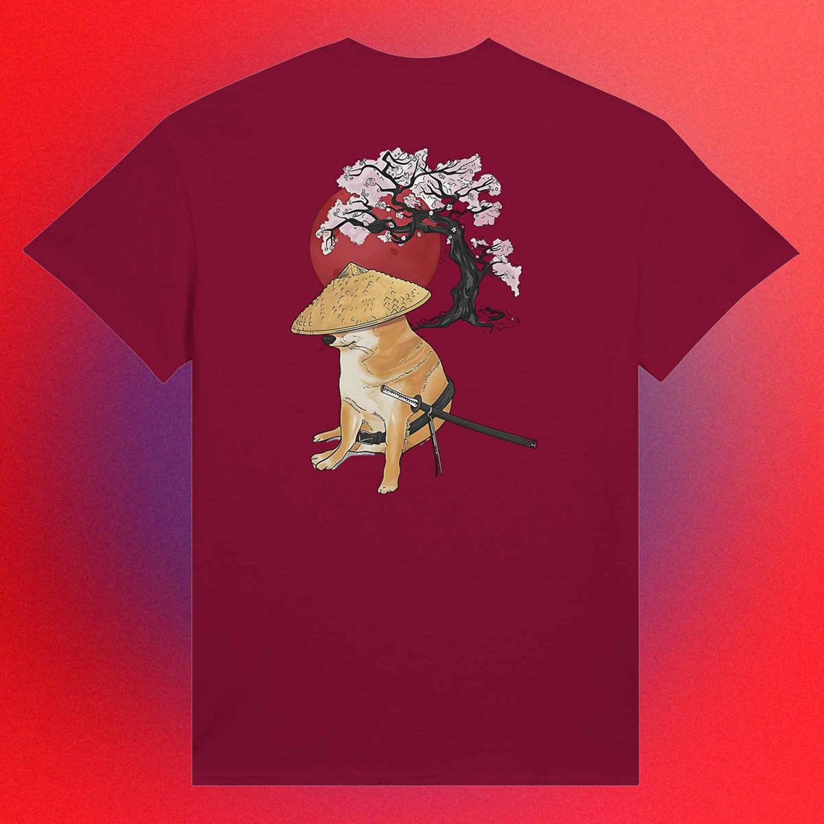 T-shirt "Doge Samurai" Unisex