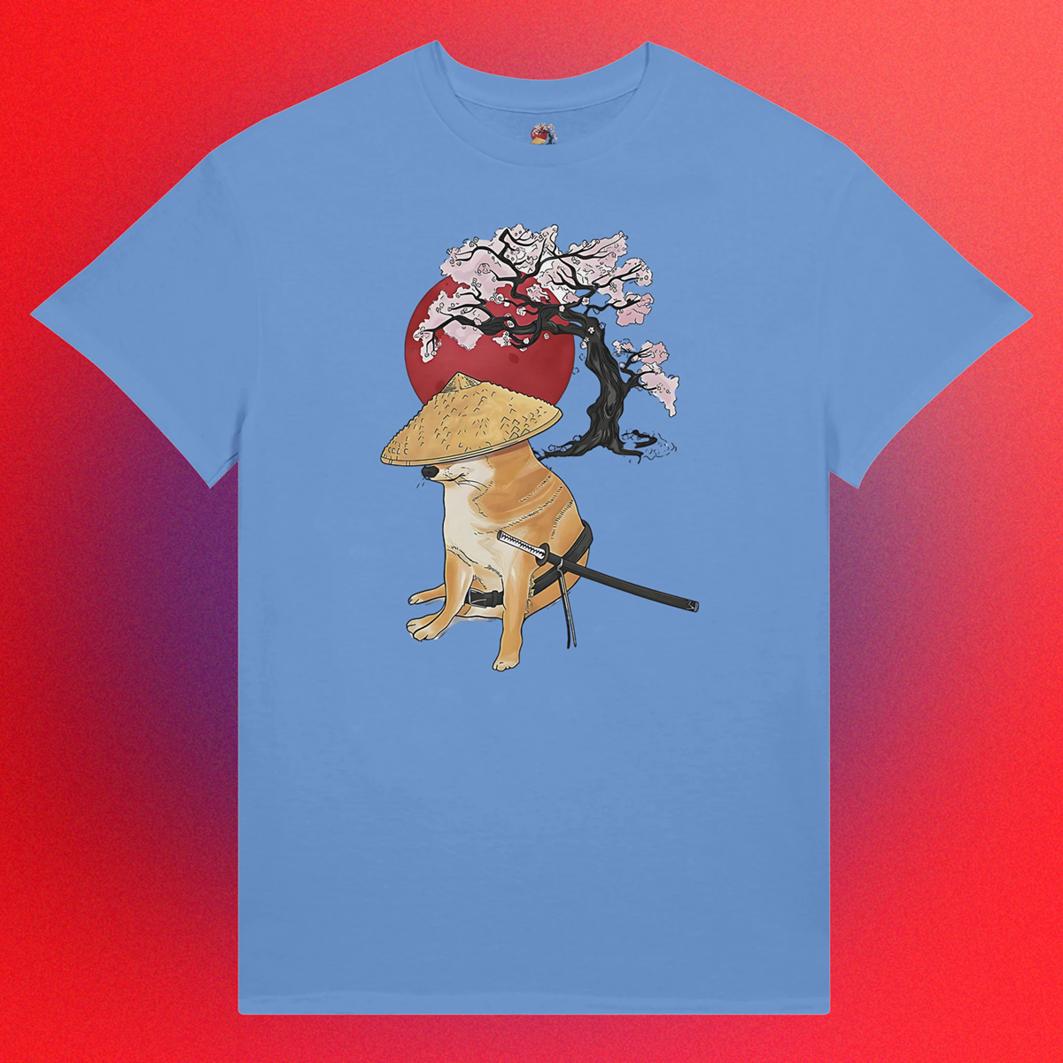 T-shirt "Doge Samurai" Unisex