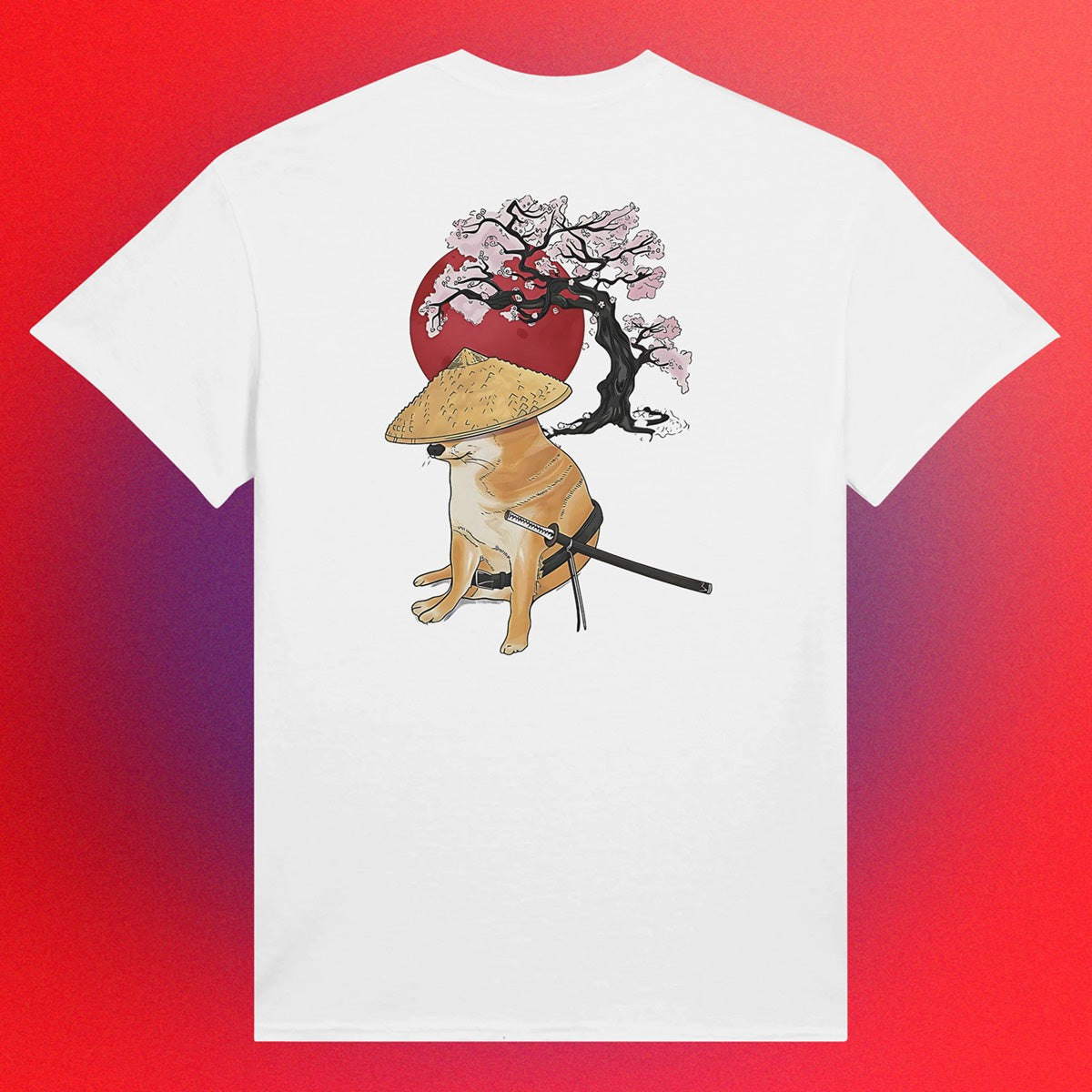 T-shirt "Doge Samurai" Unisex