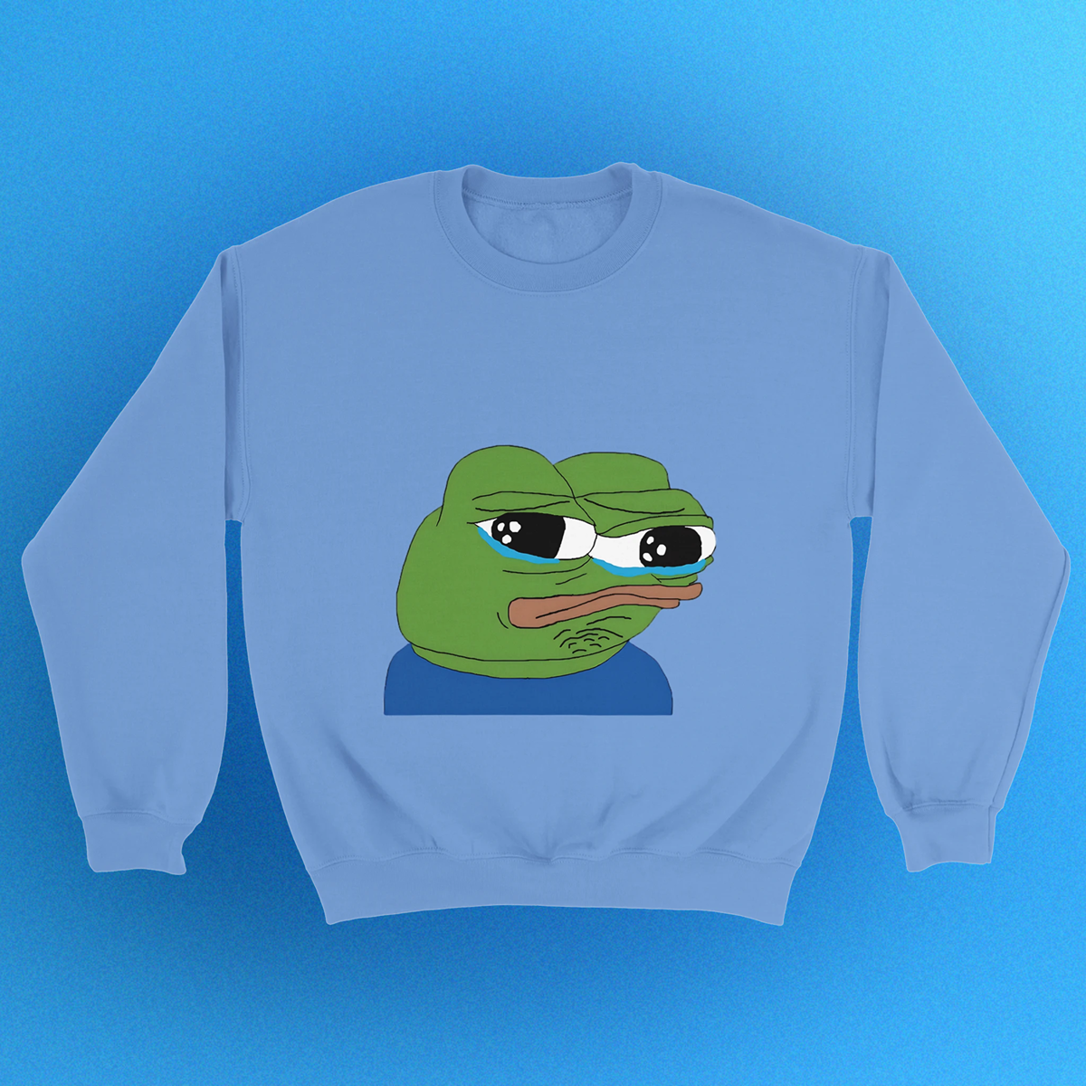 Basic sweater "Pepe Sad" unisex