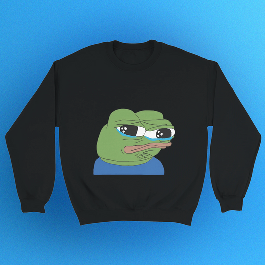 Basic sweater "Pepe Sad" unisex