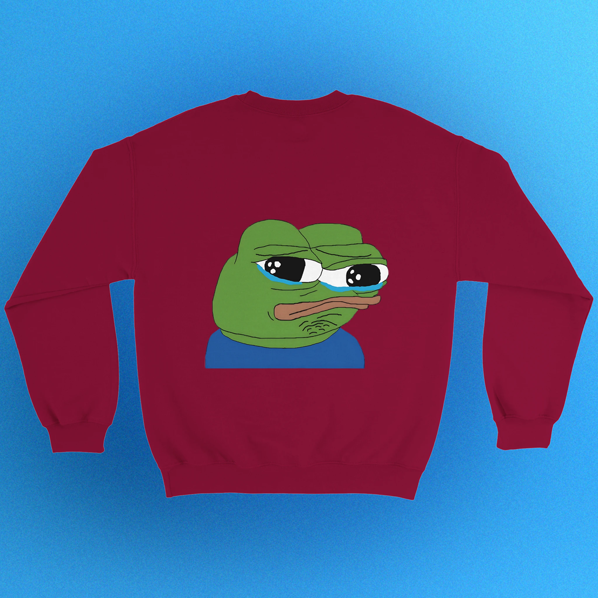 Basic sweater "Pepe Sad" unisex