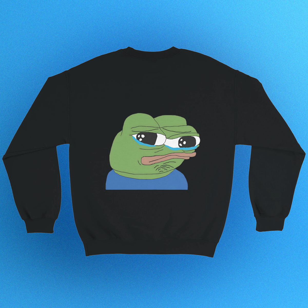 Basic sweater "Pepe Sad" unisex