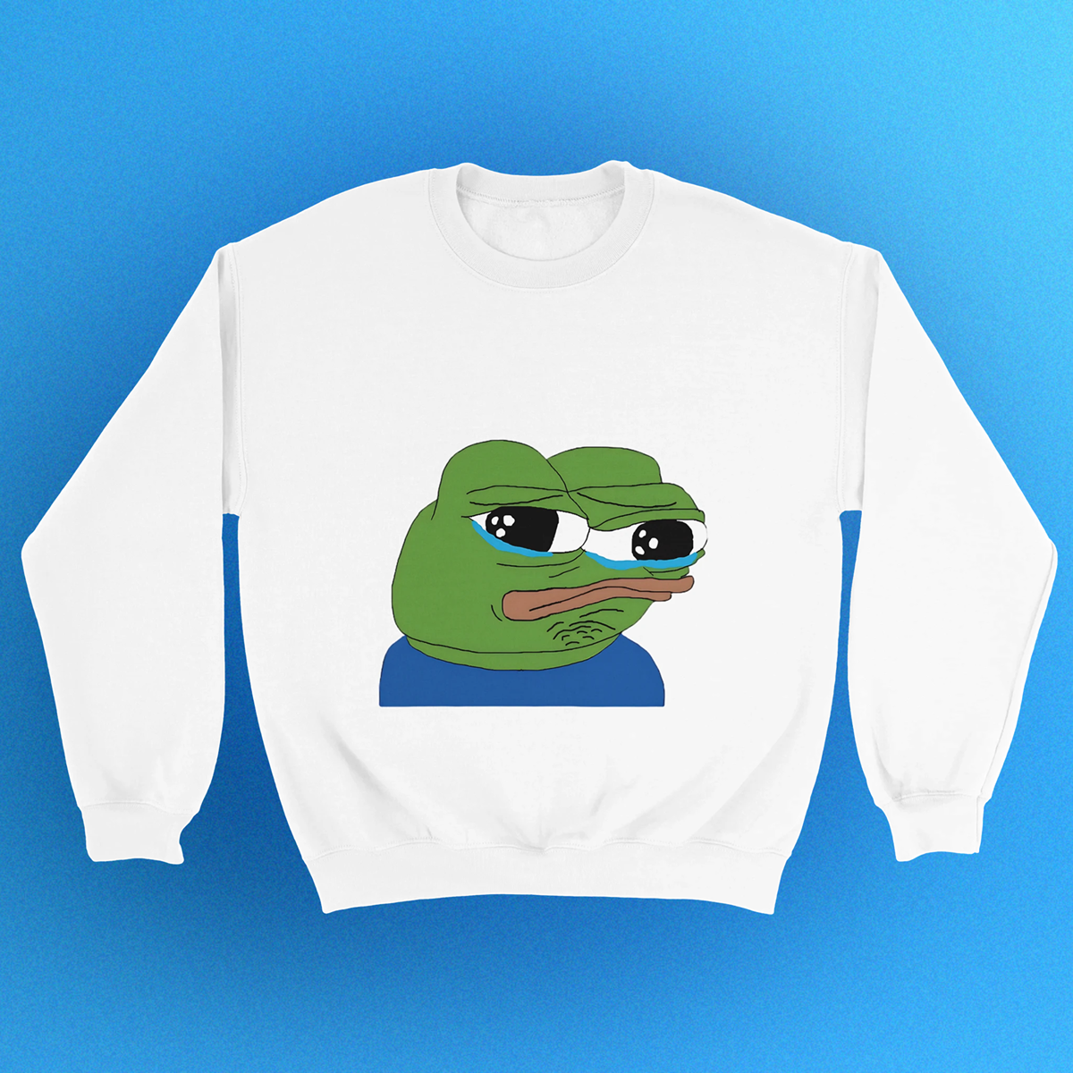 Basic sweater "Pepe Sad" unisex