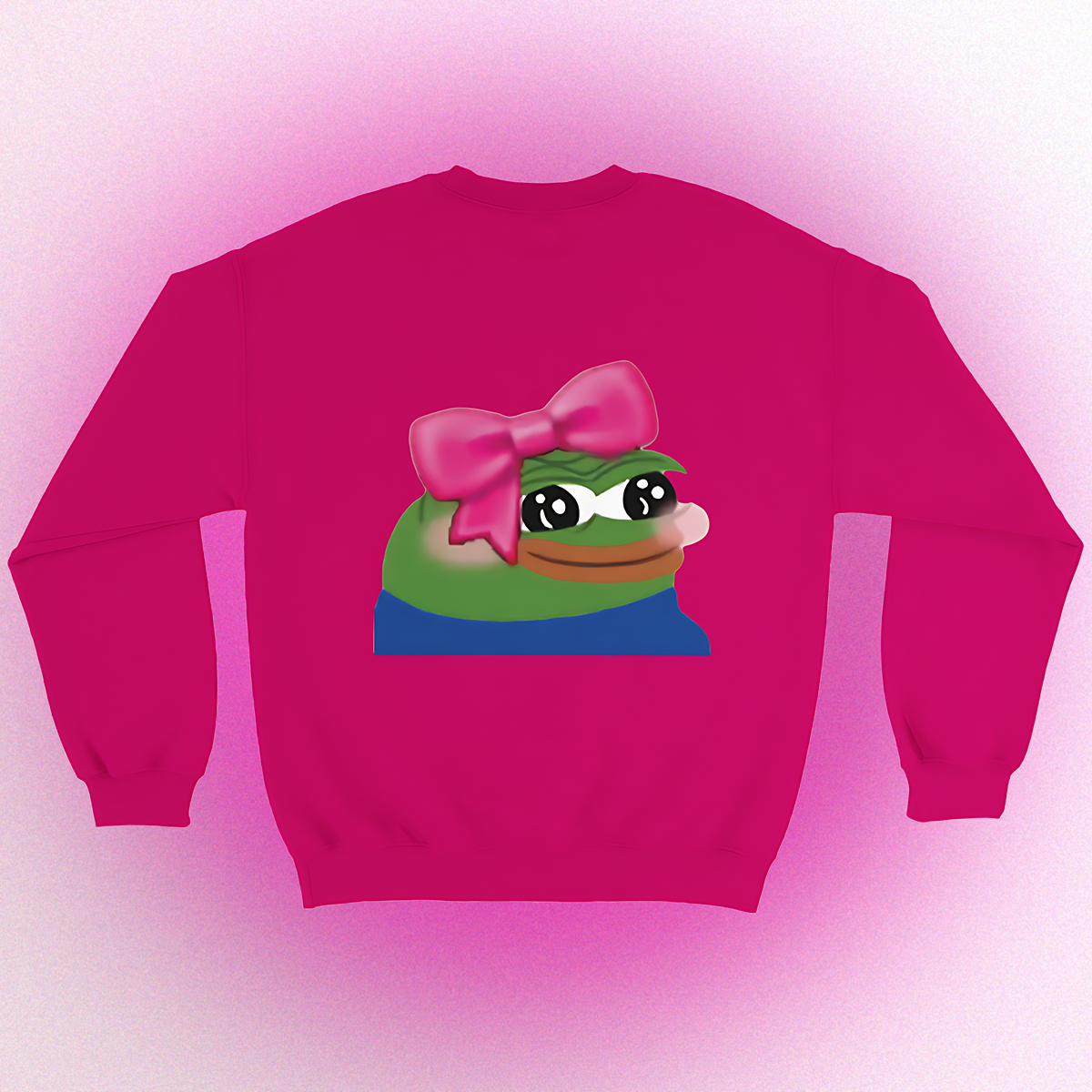 Basic sweater "Cute Pepe" unisex