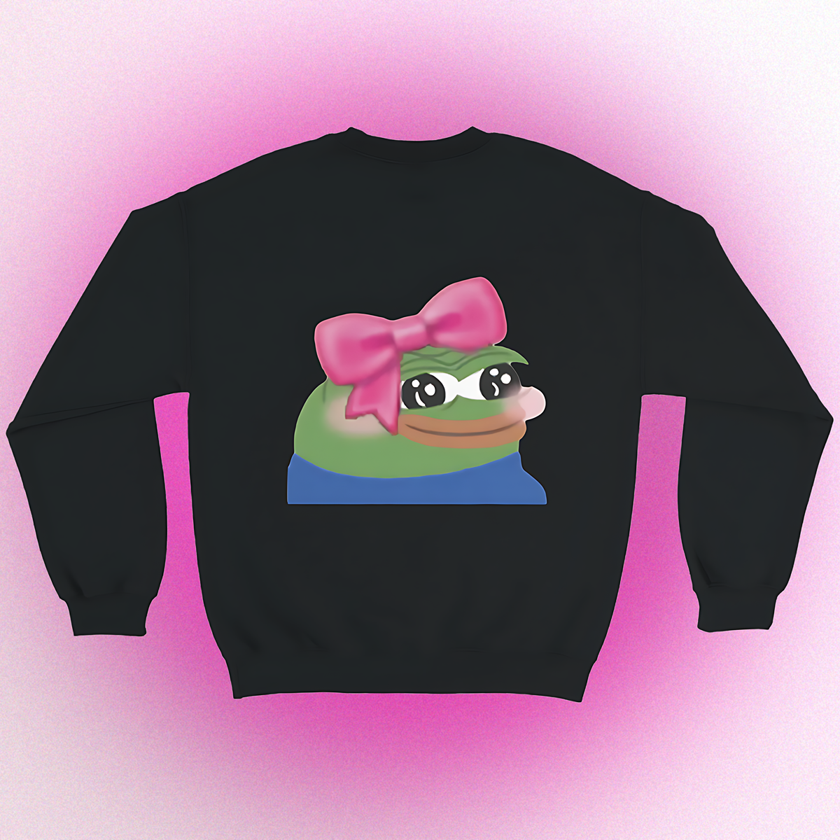 Basic sweater "Cute Pepe" unisex