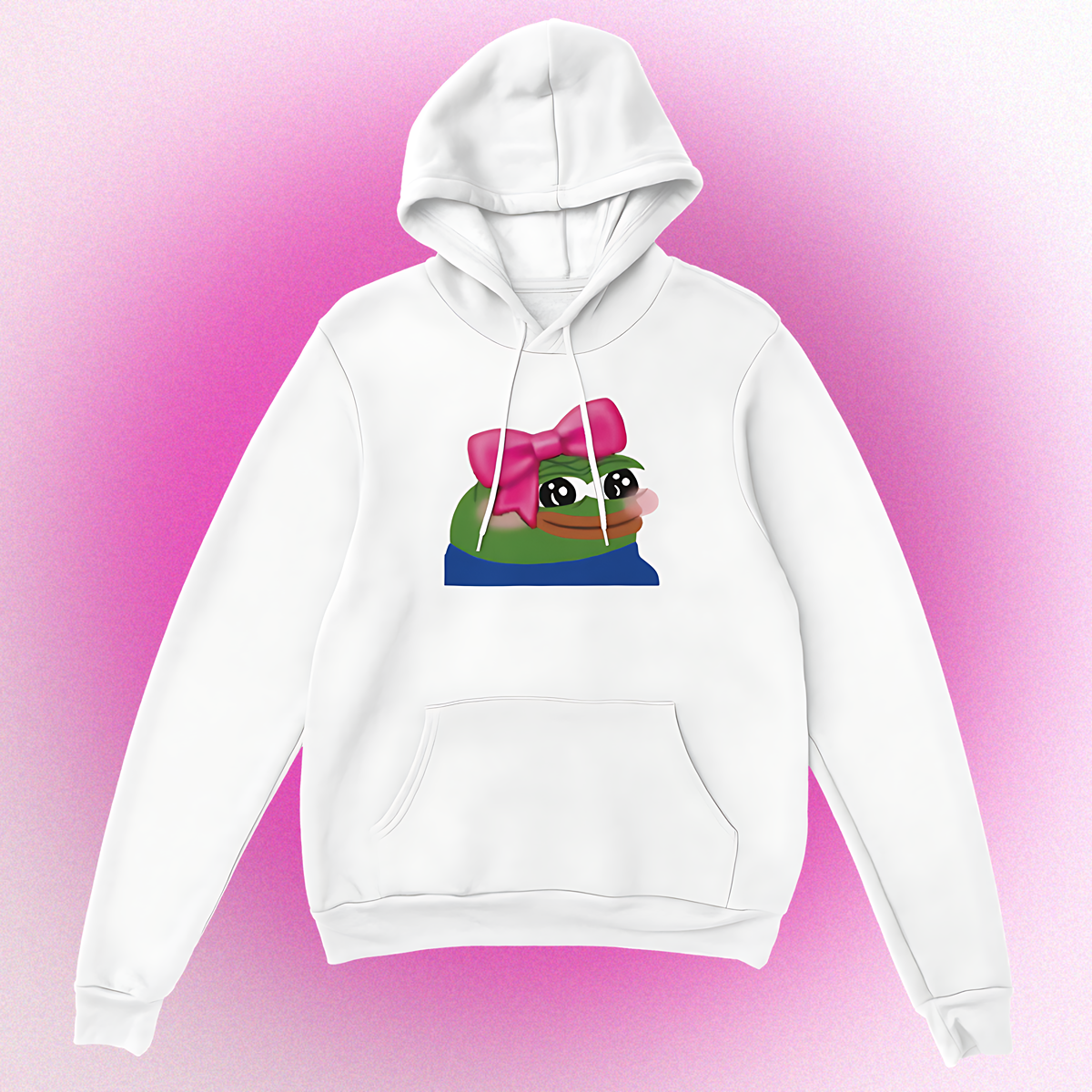 Hoodie "Cute Pepe" Unisex