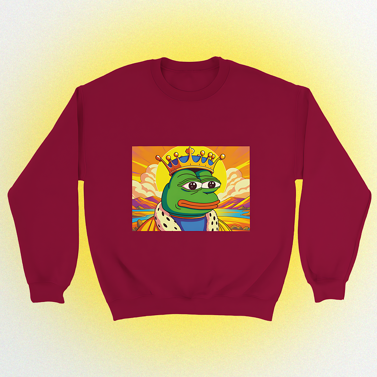 Basic sweater "Pepe King" unisex