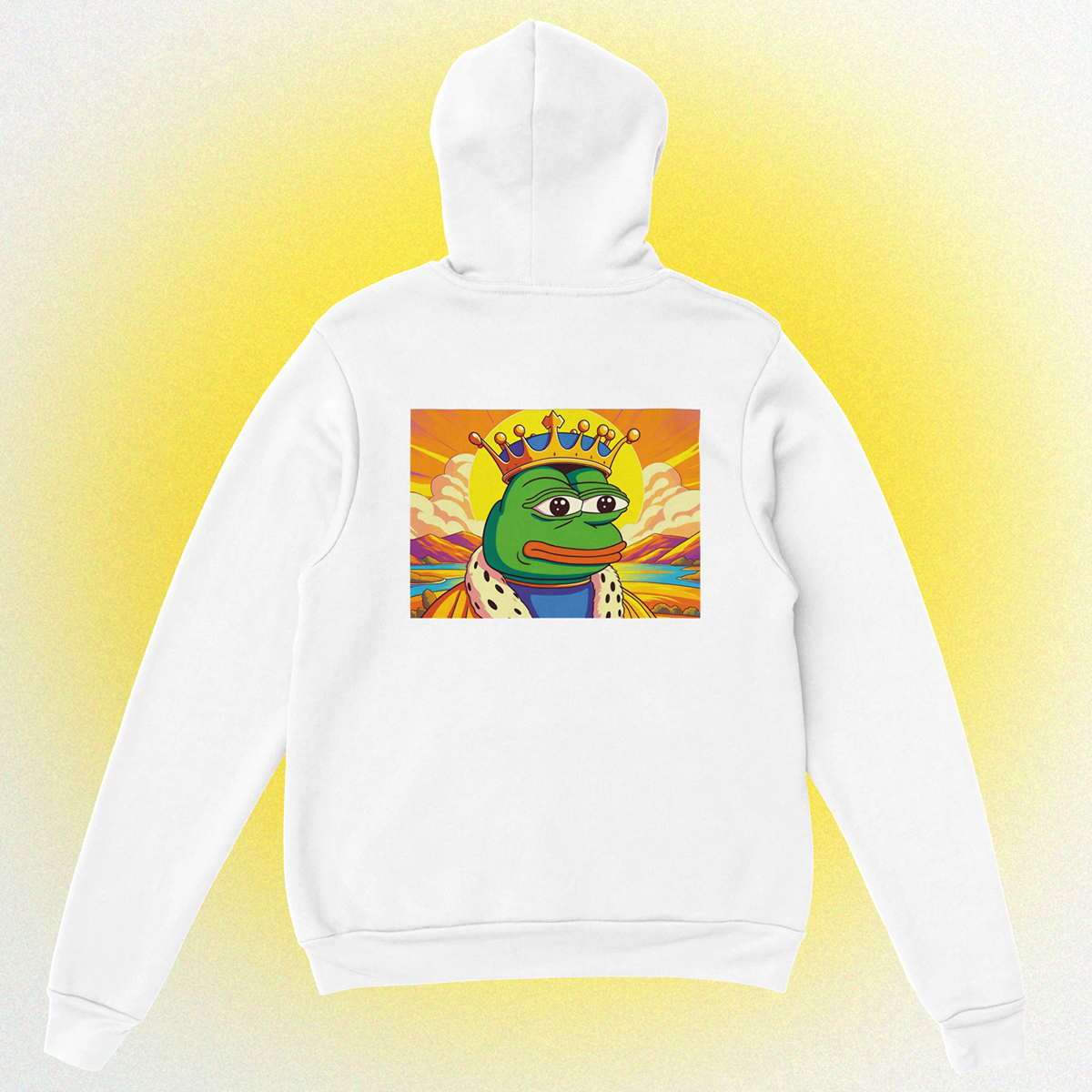 Hoodie "King Pepe" Unisex