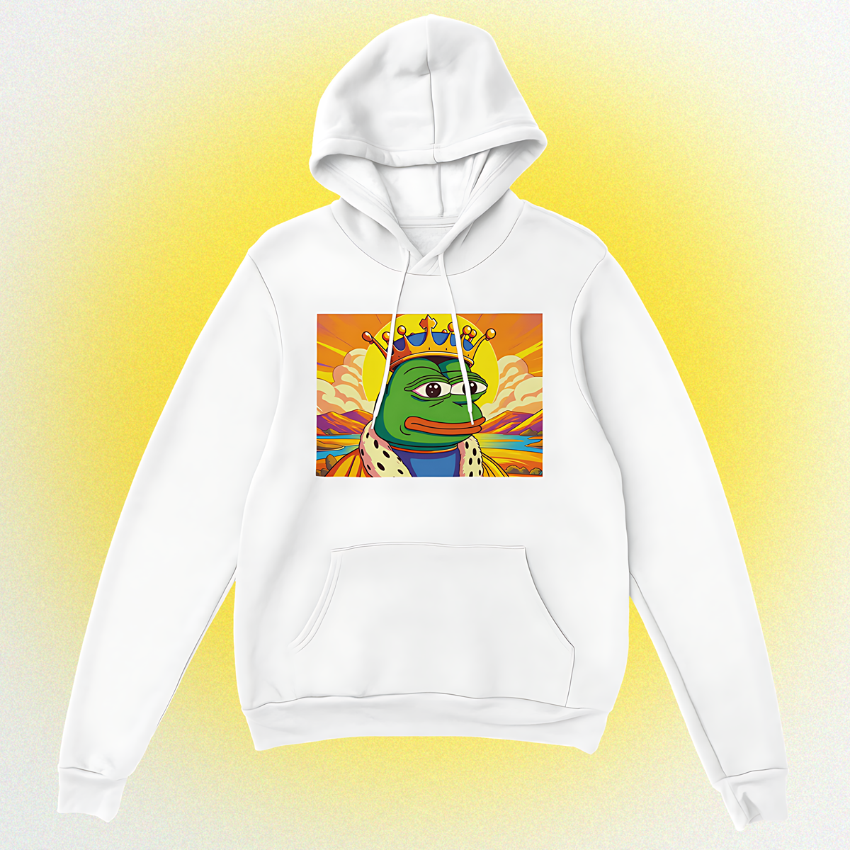 Hoodie "King Pepe" Unisex