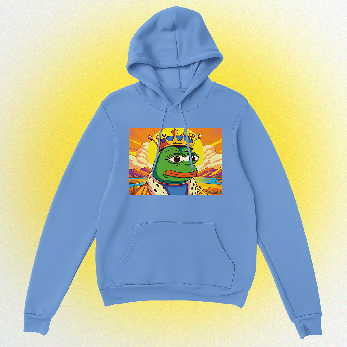 Hoodie "King Pepe" Unisex
