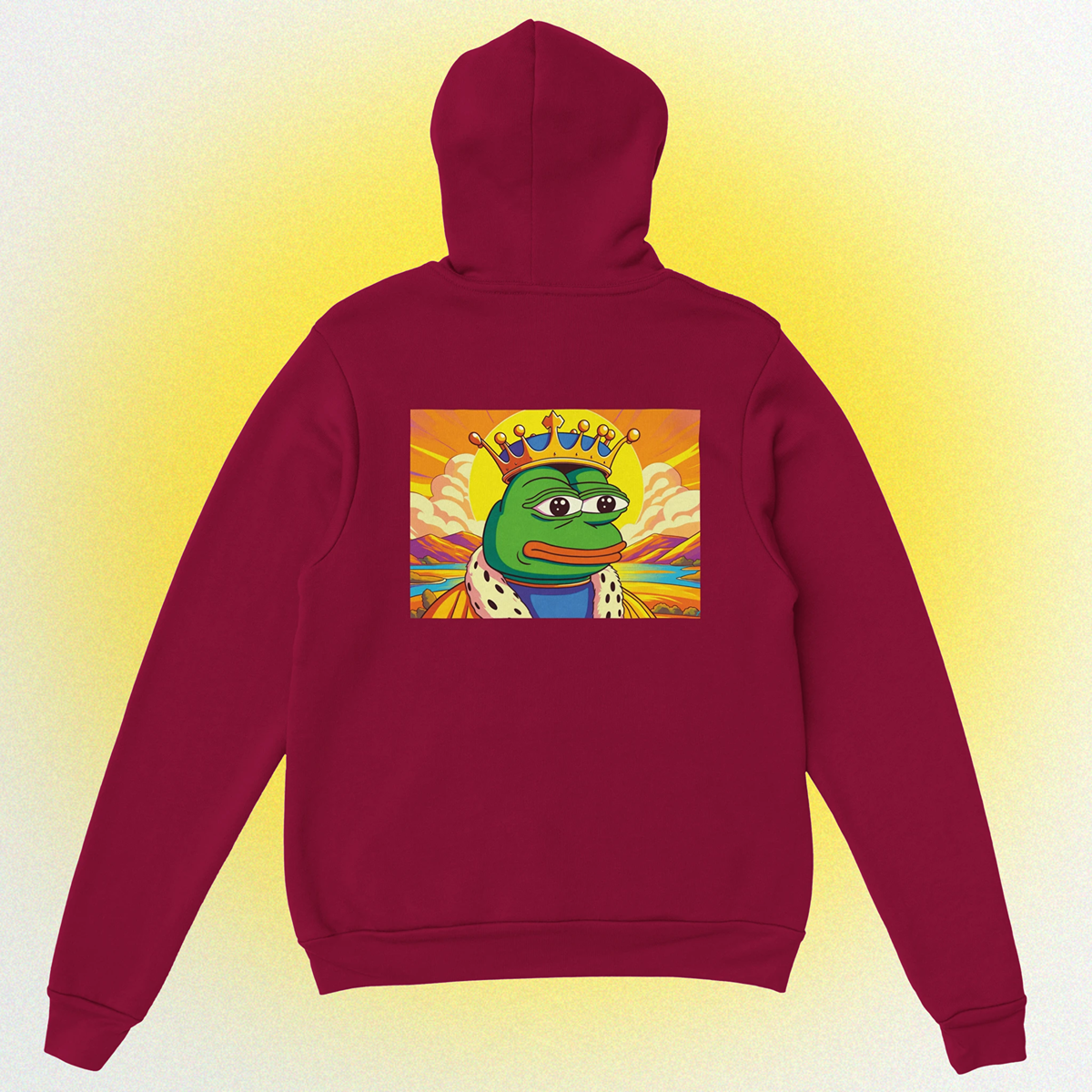 Hoodie "King Pepe" Unisex