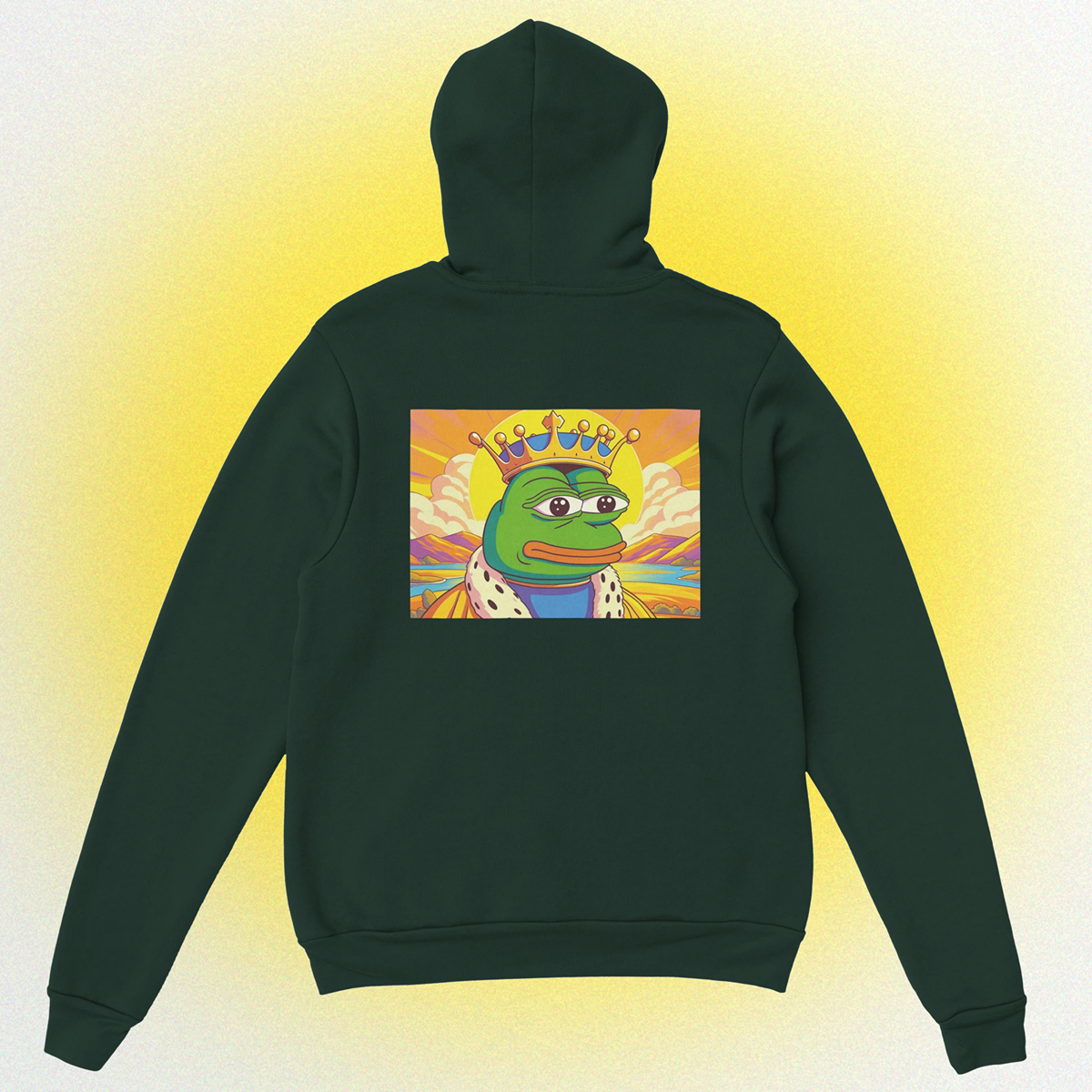 Hoodie "King Pepe" Unisex