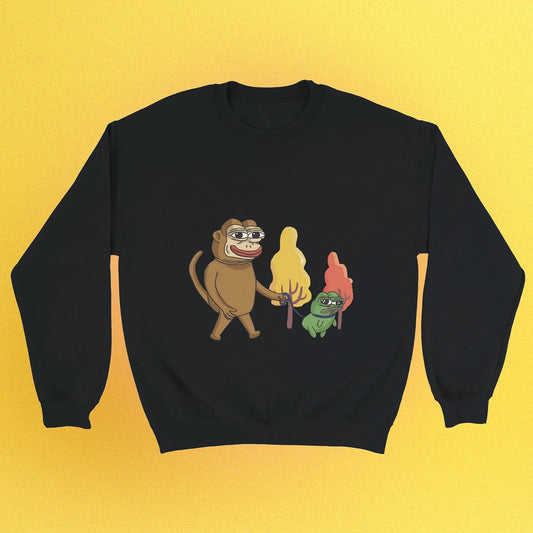 Basic sweater "Ponkewifdog" unisex