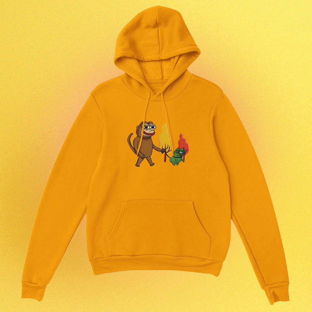 Hoodie "Ponkewifdog" Unisex