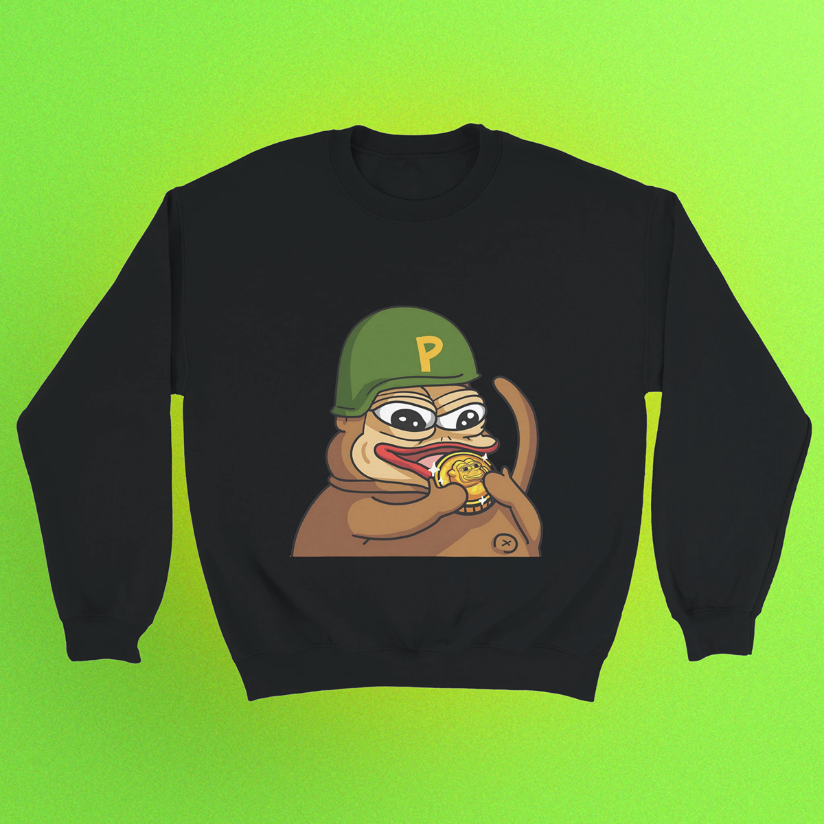 Basic Pullover "Ponke Helmet" Unisex