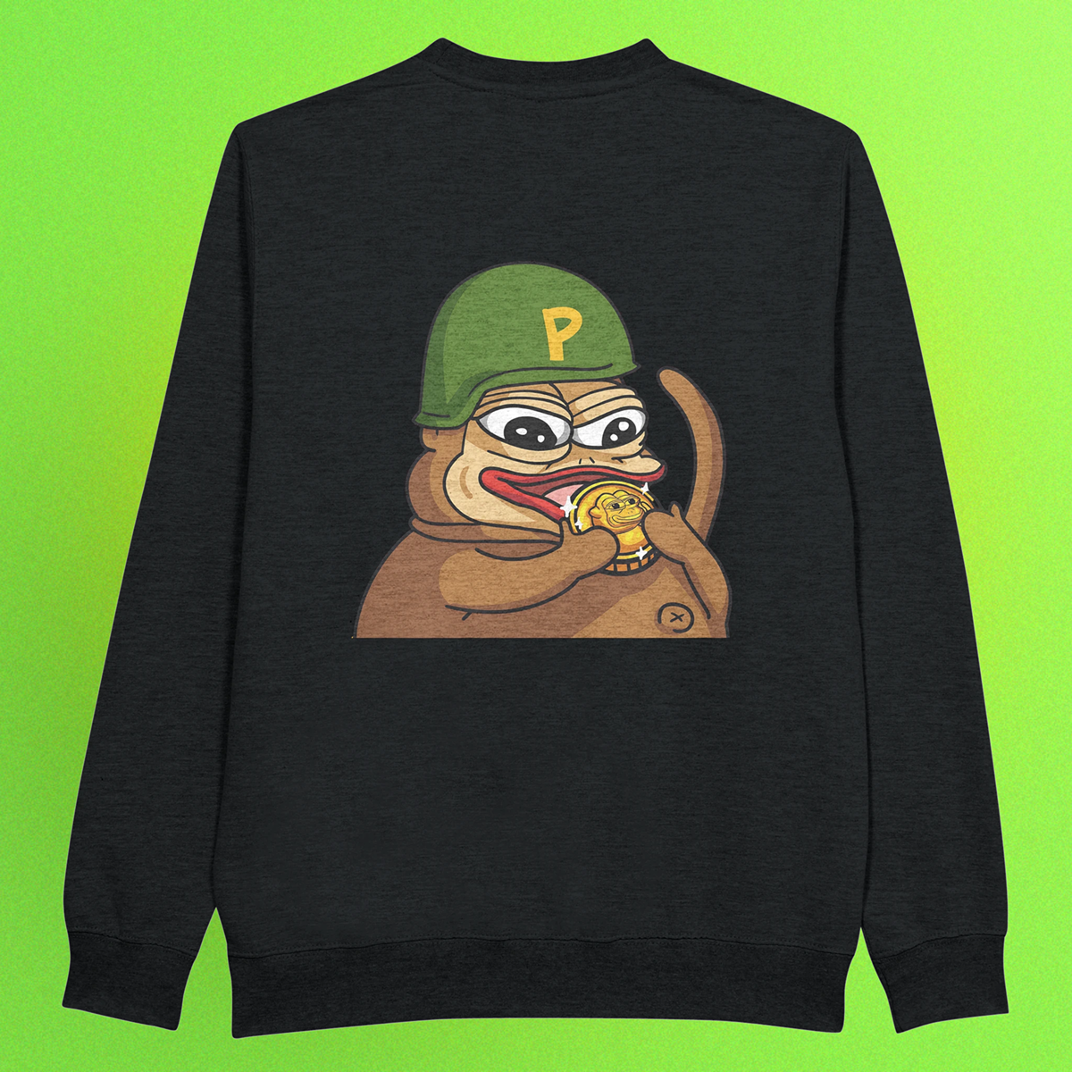 Premium sweater "Ponke Helmet" unisex