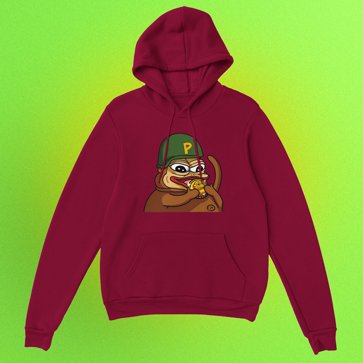 Hoodie "Ponke Helmet" Unisex