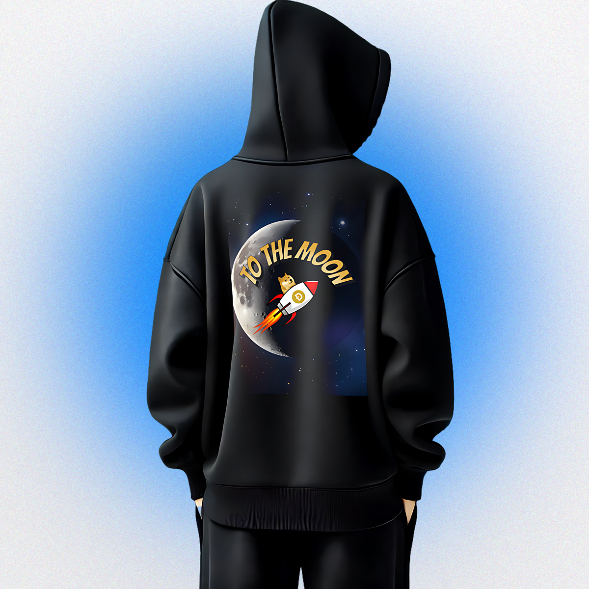 Hoodie "To the Moon" V2