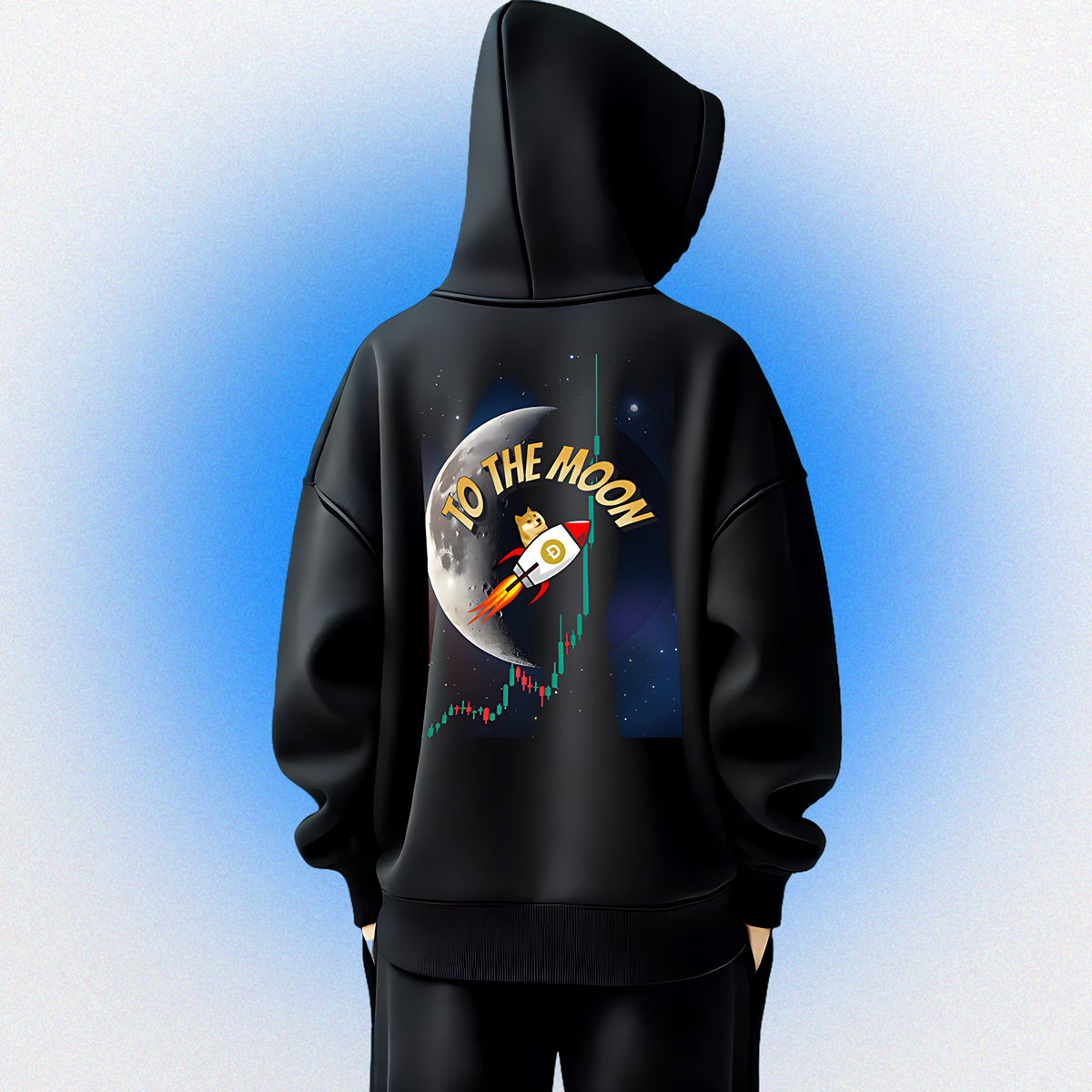 Hoodie "To the Moon" V3