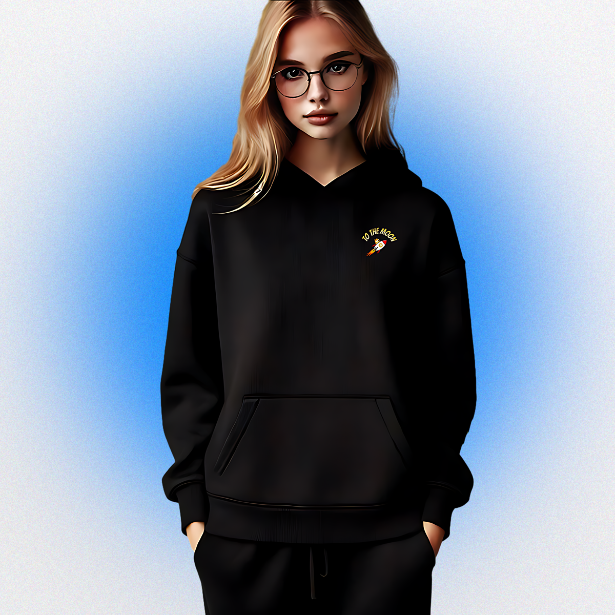 Hoodie "To the Moon" V3