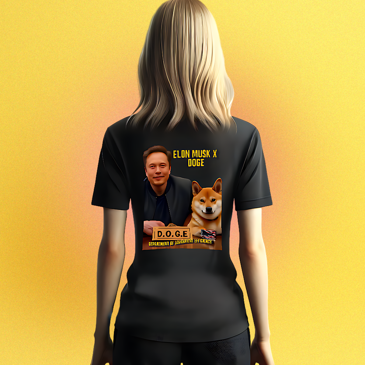T-Shirt Dogecoin "Elon Musk x Doge"