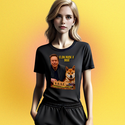 T-Shirt Dogecoin "Elon Musk x Doge"
