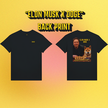 T-Shirt Dogecoin "Elon Musk x Doge"