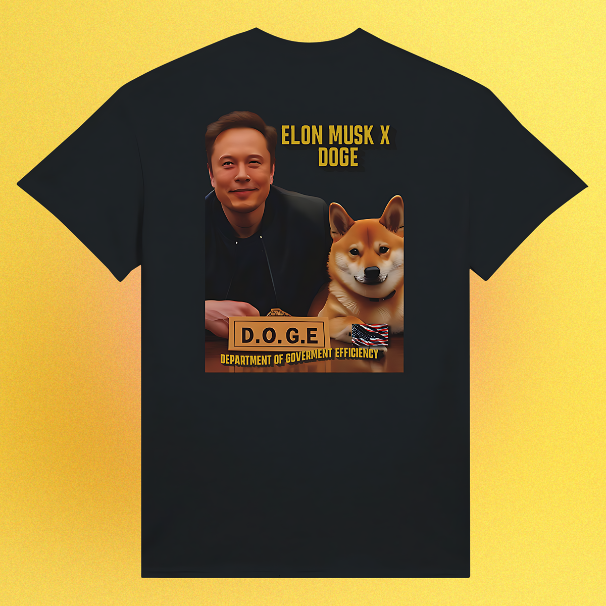 T-Shirt Dogecoin "Elon Musk x Doge"