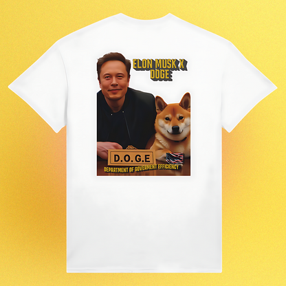 T-Shirt Dogecoin "Elon Musk x Doge"