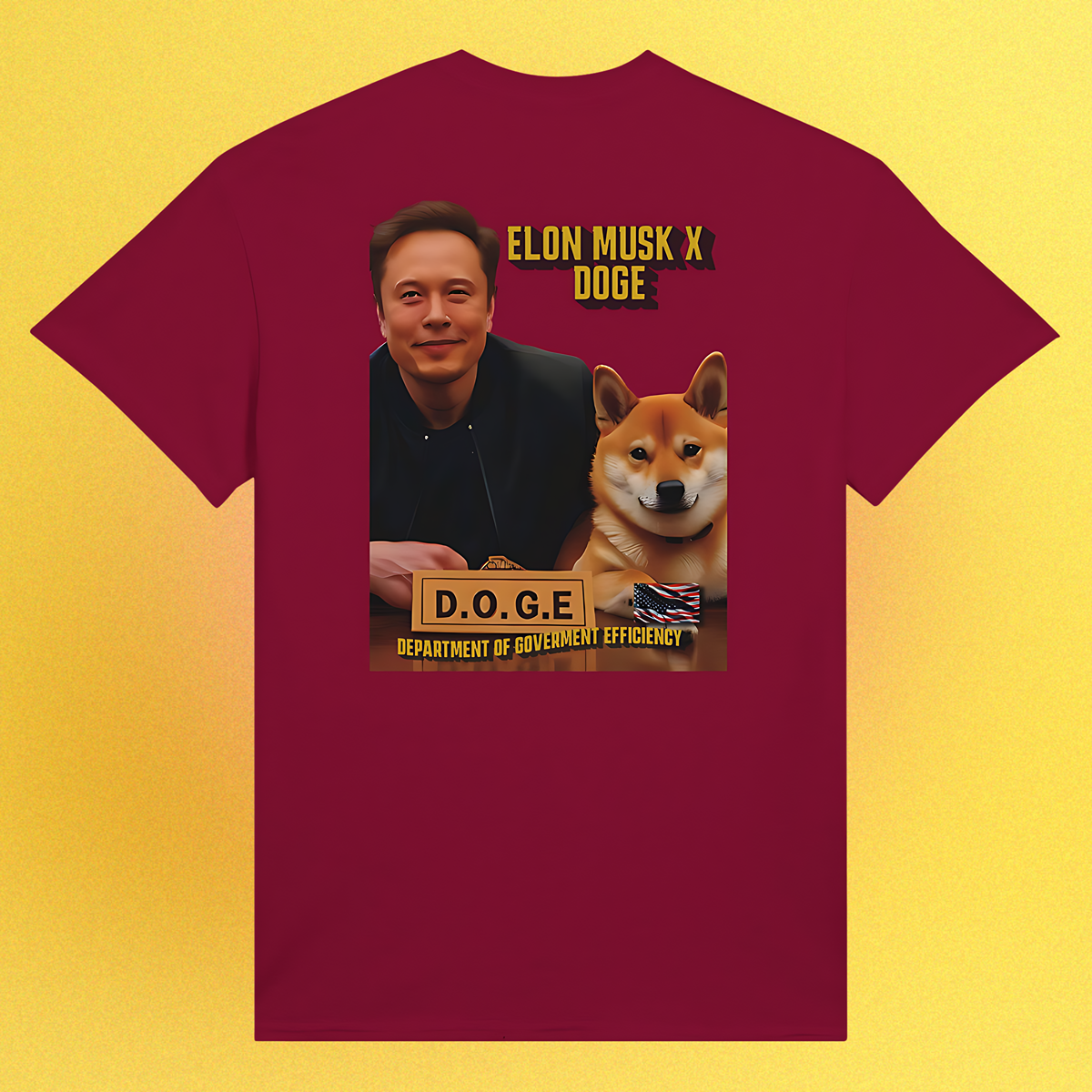 T-Shirt Dogecoin "Elon Musk x Doge"