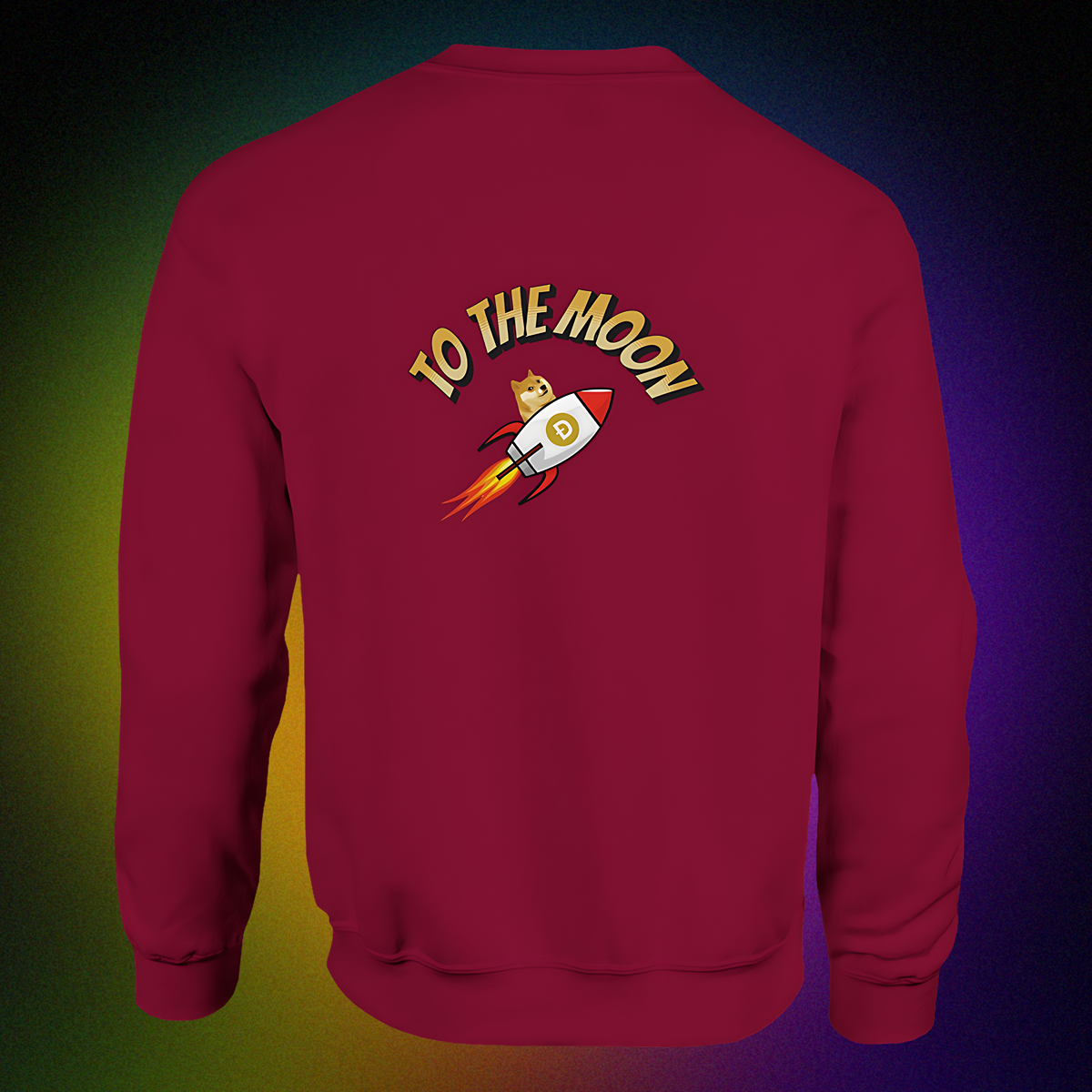 Basic unisex sweater "To the Moon" V1