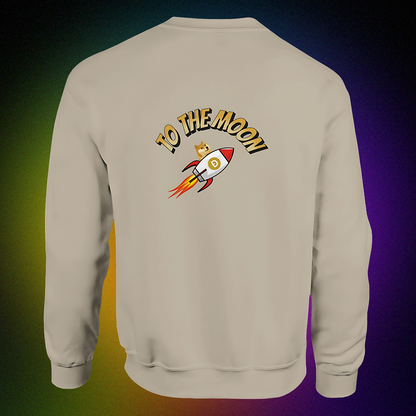 Basic unisex sweater "To the Moon" V1