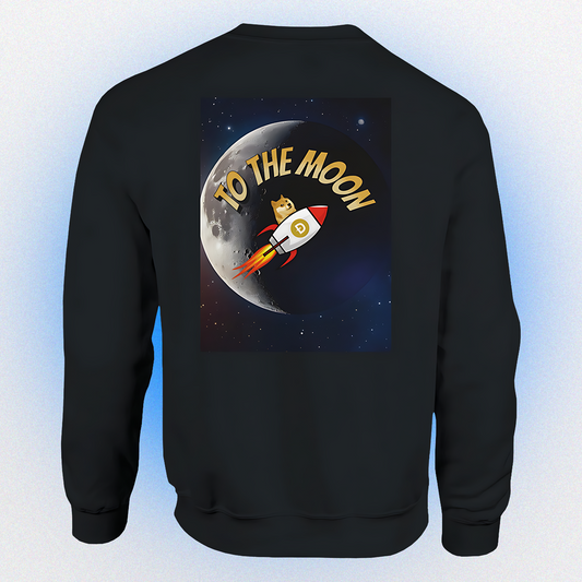 Basic unisex sweater "To the Moon" V2