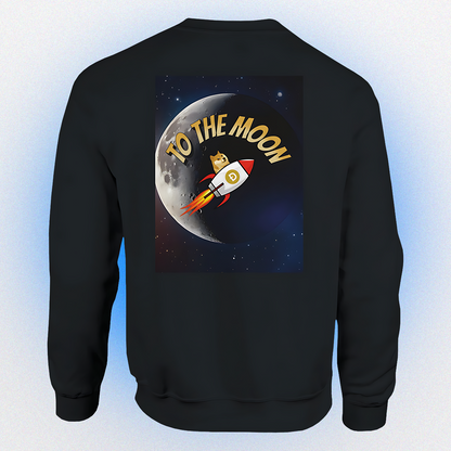 Basic unisex sweater "To the Moon" V2