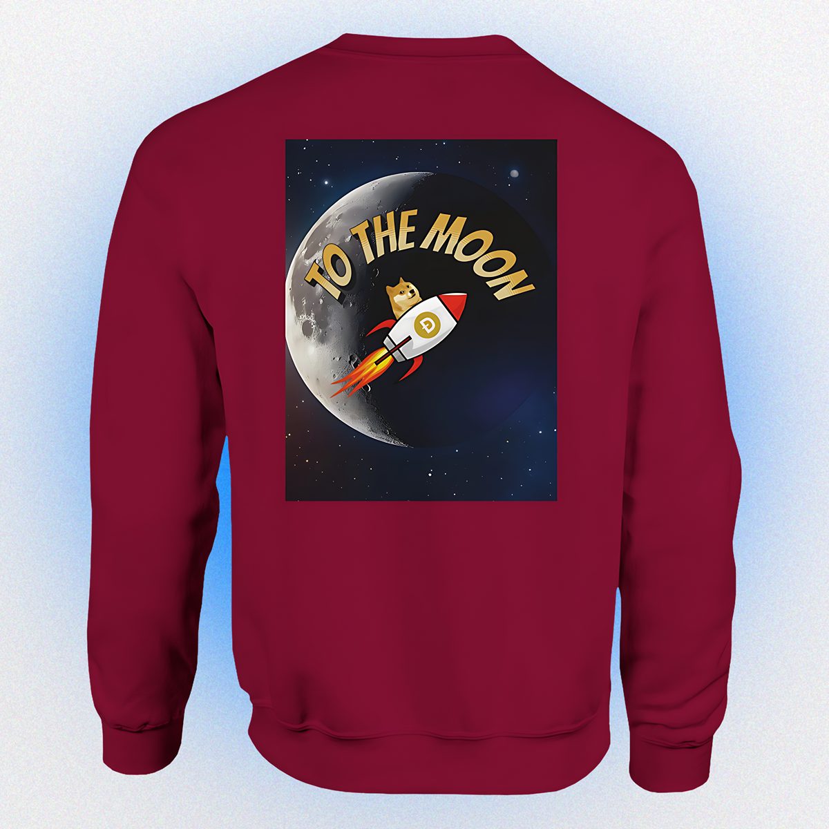 Basic unisex sweater "To the Moon" V2