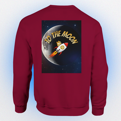 Basic unisex sweater "To the Moon" V2