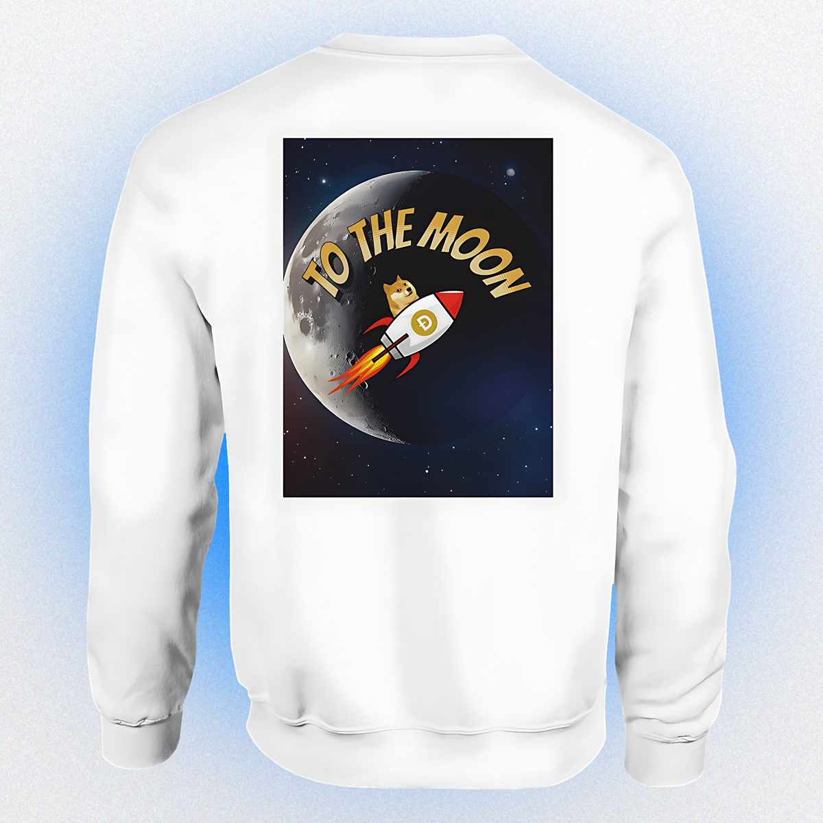 Basic unisex sweater "To the Moon" V2