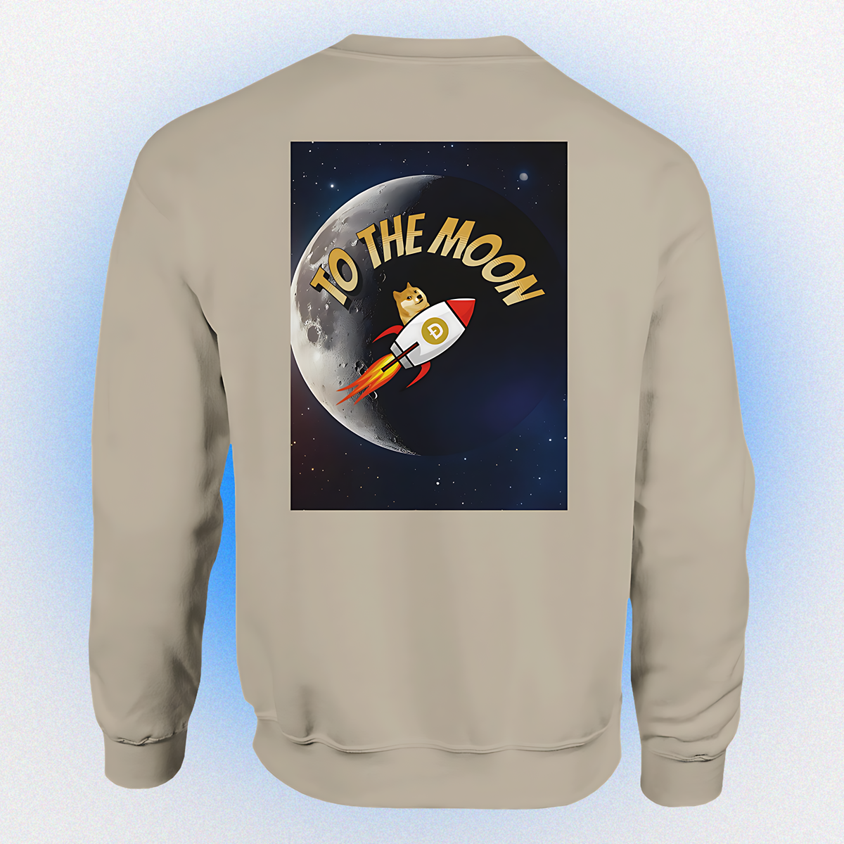 Basic unisex sweater "To the Moon" V2