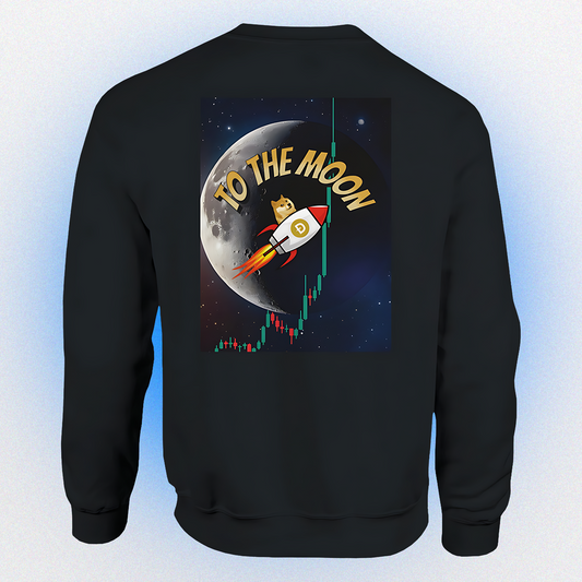 Basic unisex sweater "To the Moon" V3