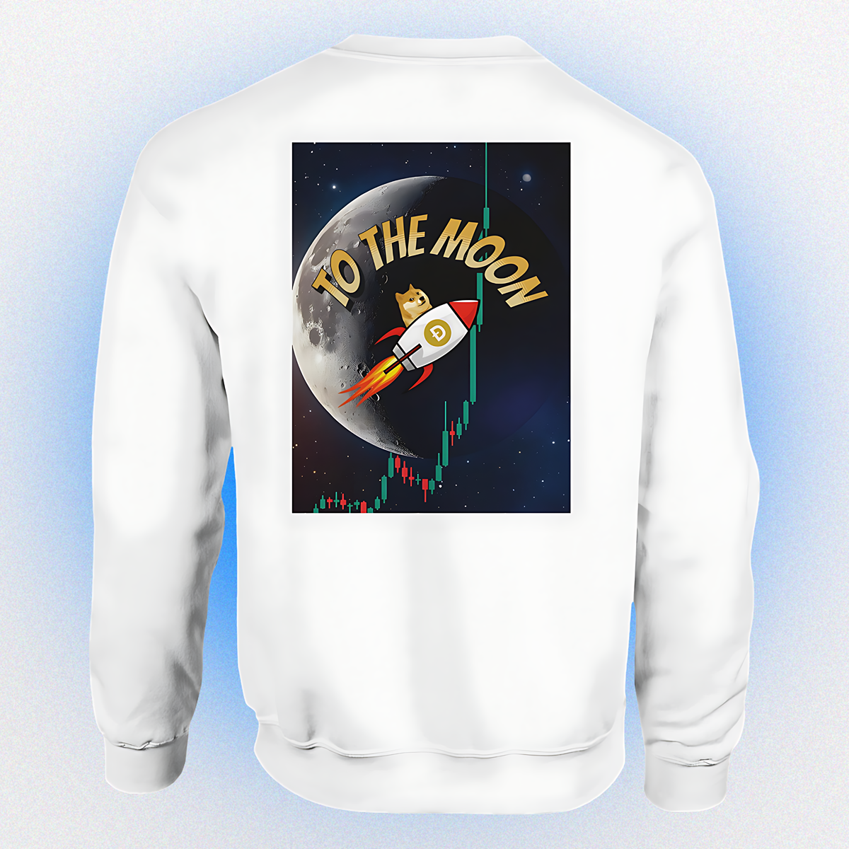 Basic unisex sweater "To the Moon" V3