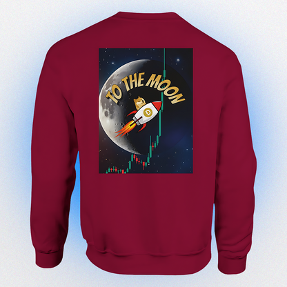 Basic unisex sweater "To the Moon" V3
