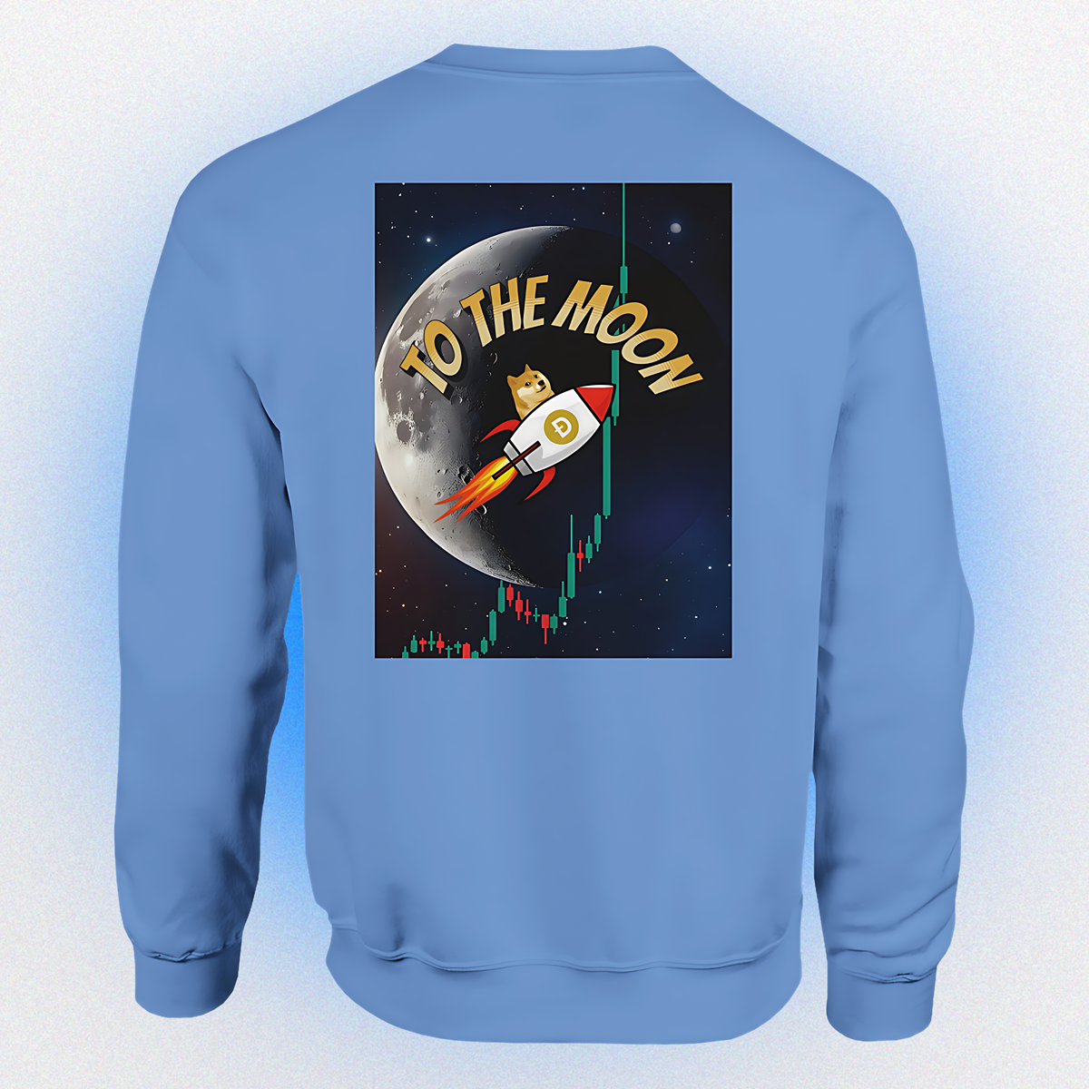 Basic unisex sweater "To the Moon" V3